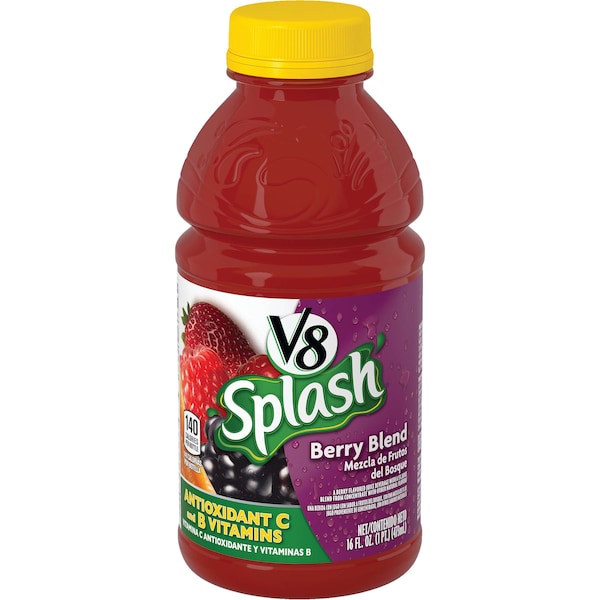 V8 Berry Splash 16 oz. Bottle, PK12